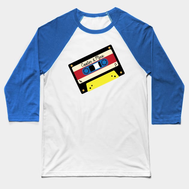 Cooter & Minx Cassette Baseball T-Shirt by MixtapeMinx